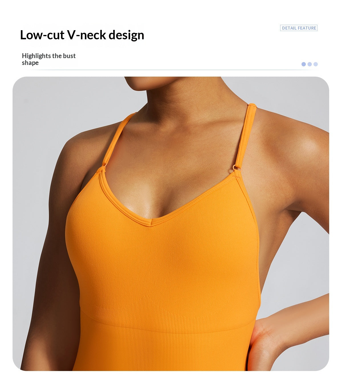 Seamless Back-Supporting Yoga Jumpsuit For Women With Straps