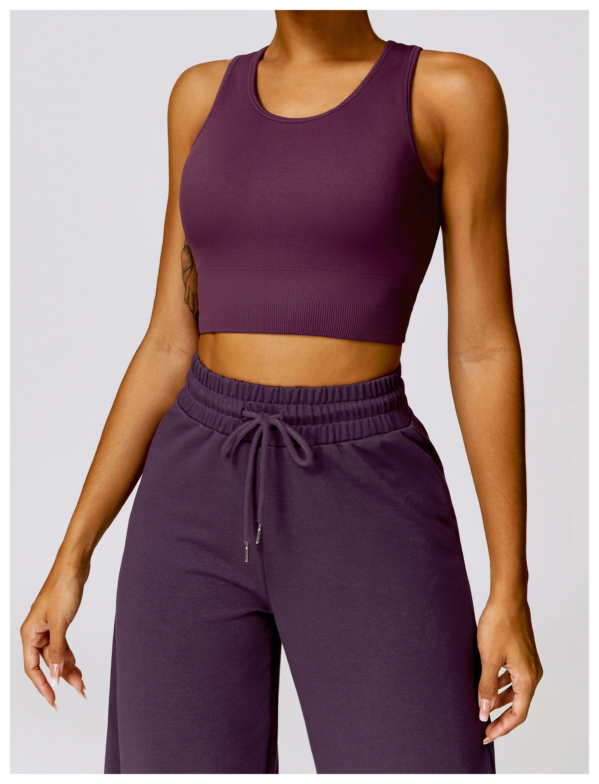 Women's Fashion Seamless Yoga Vest Running Exercise Underwear