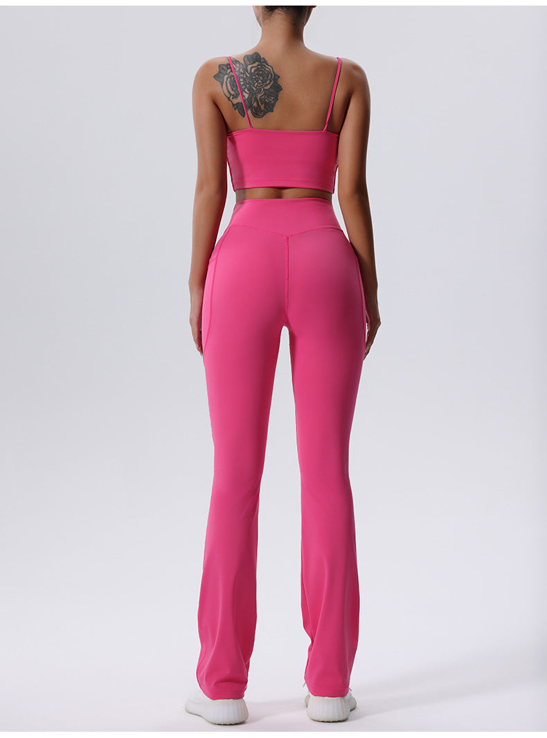 Yoga Clothes Suit Women's Fitness Breathable Sports Two-piece Suit