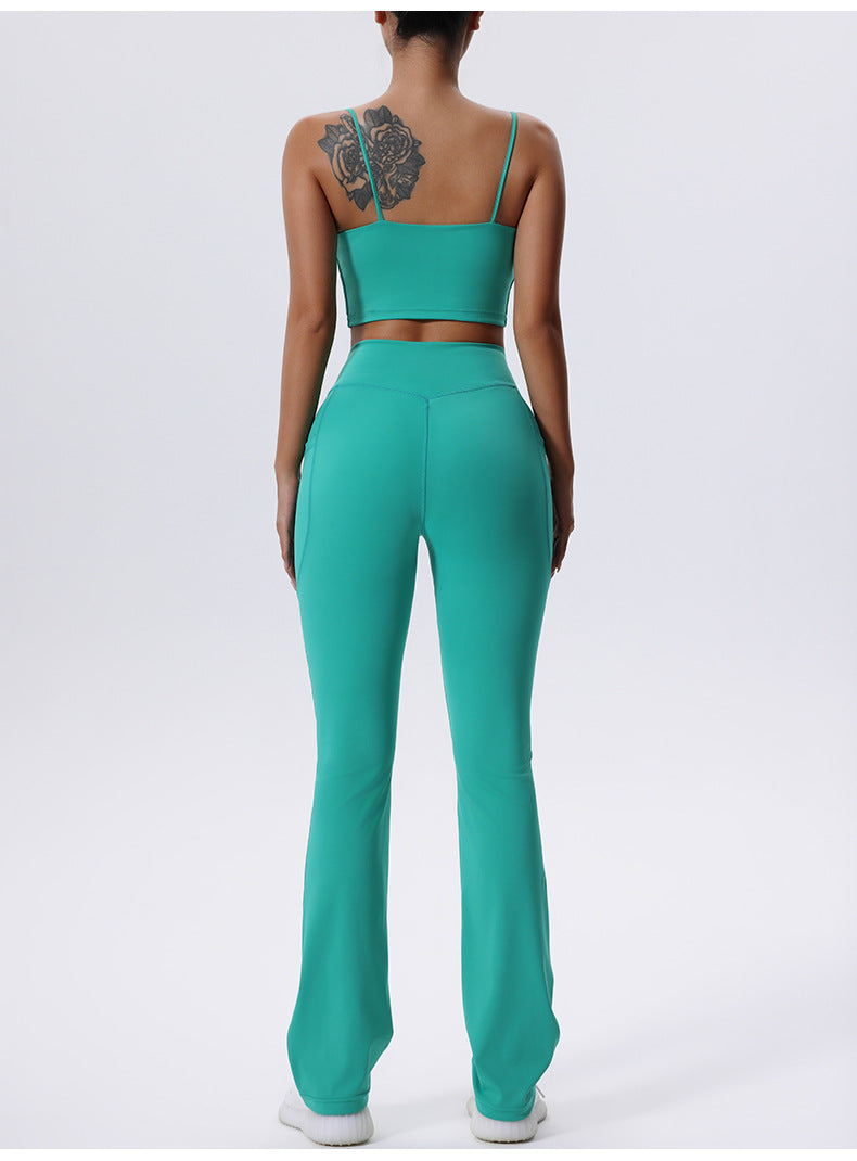 Yoga Clothes Suit Women's Fitness Breathable Sports Two-piece Suit