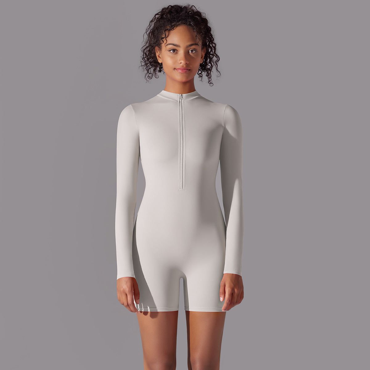 Long Sleeve One-piece Dance Fitness Sports Jumpsuit