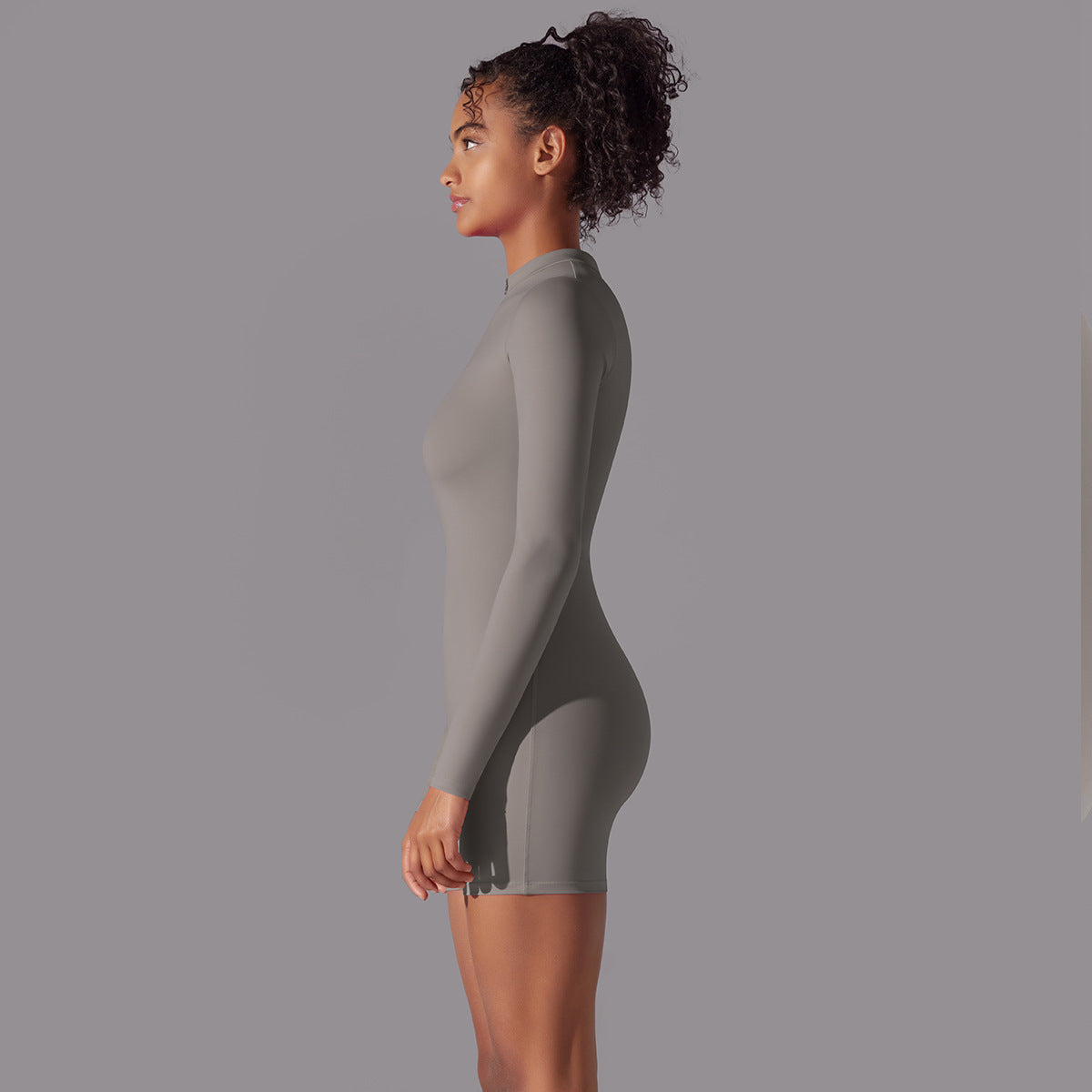 Long Sleeve One-piece Dance Fitness Sports Jumpsuit