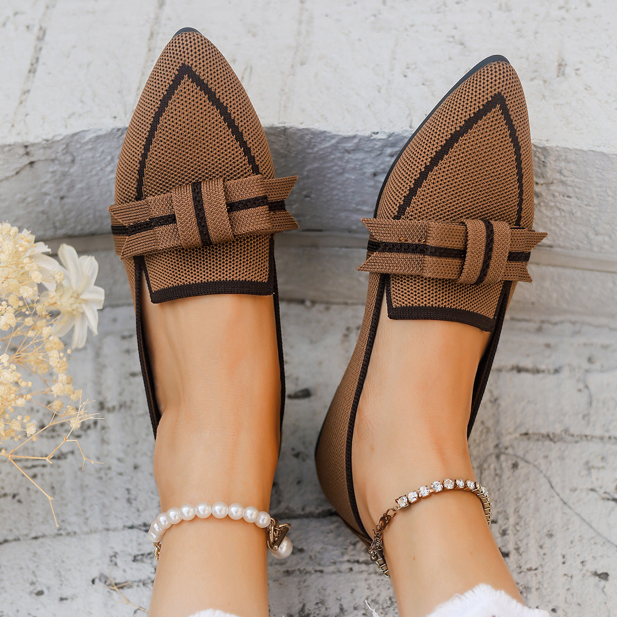 Casual And Comfortable Beautiful Bowknot Popular Element Shoes