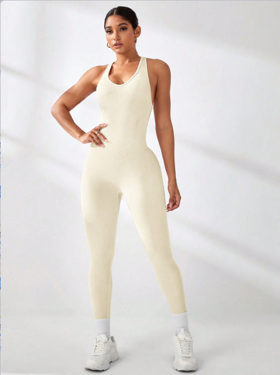 Cross-strap Pants Quick-drying Yoga Jumpsuit