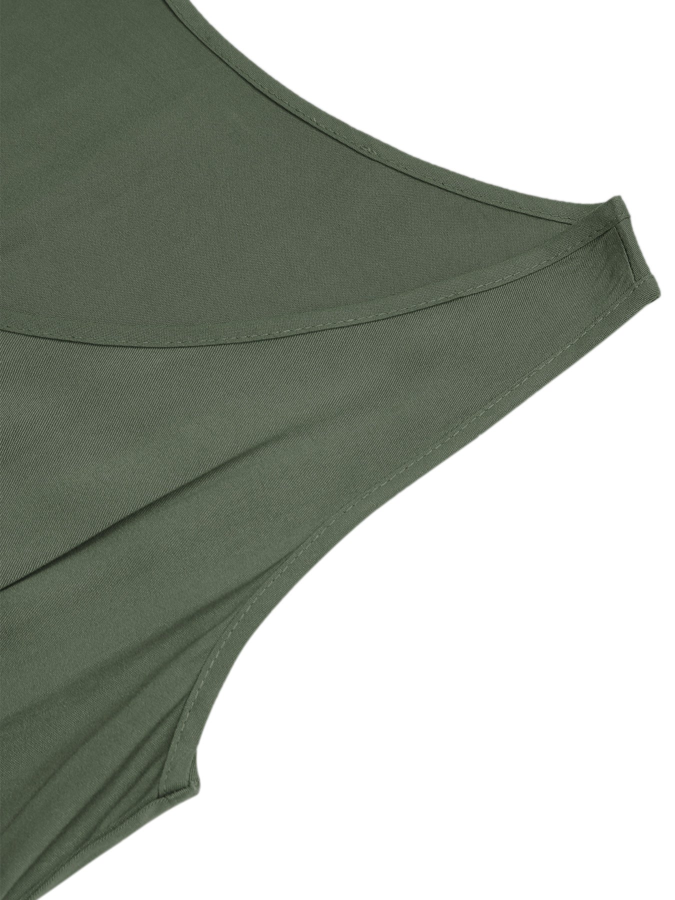 Summer Round-neck Sleeveless Split Dress With Button Design Fashion Solid Beach Long Dresses For Women Clothing