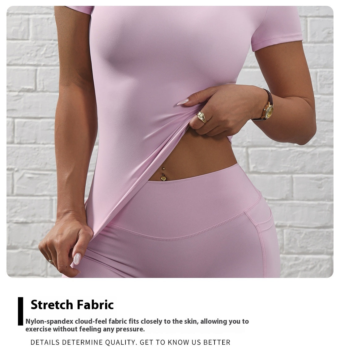 Short Sleeve Shorts Yoga Suit Running Sports Workout Clothes