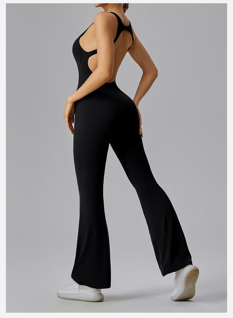 European And American Backless Sleeveless Jumpsuit Women