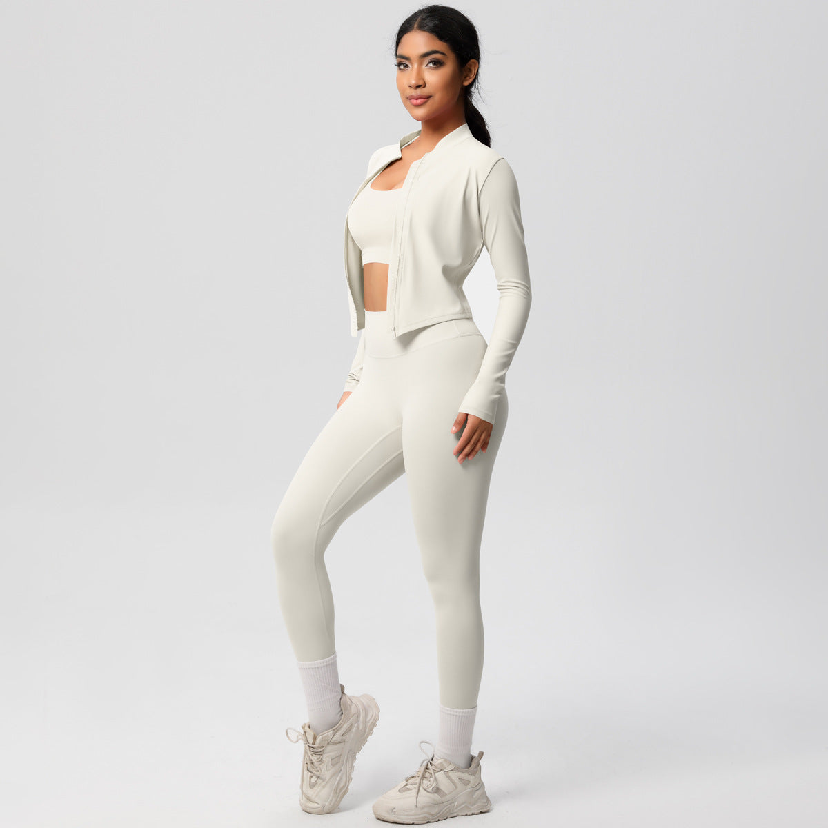 Outdoor Sports Tight-fitting Yoga Outfit Set
