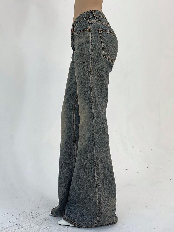 New-style Vintage Distressed Washed Denim Jeans That Flatter Your