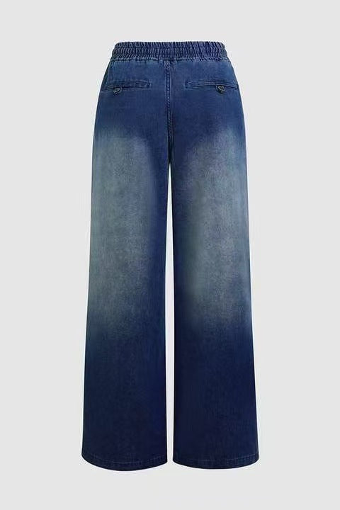 Women's Casual Slim Fit All-matching Straight Jeans