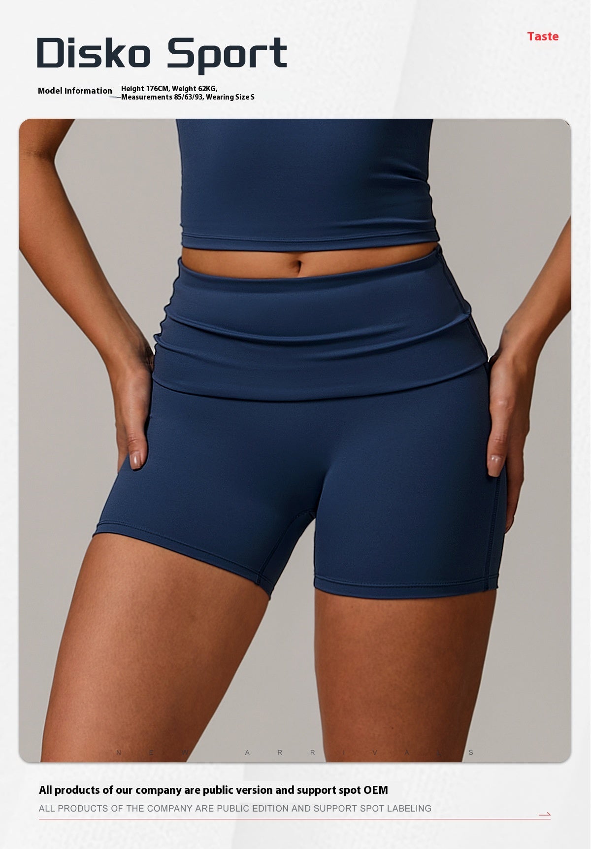Fold High-waist Quick-drying Yoga Shorts Women's Sports