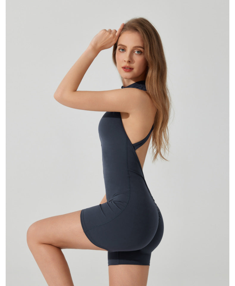 European And American Sports Yoga Hip-lifting Jumpsuit
