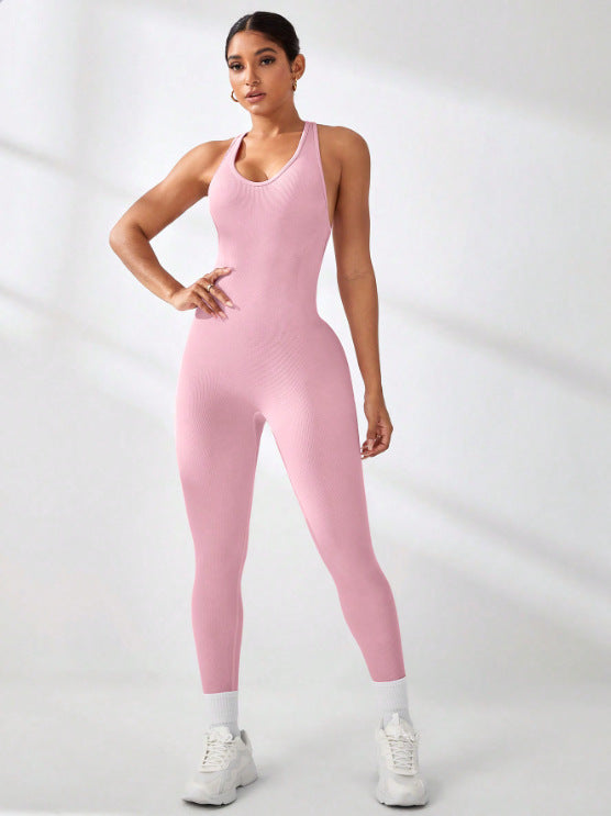 Cross-strap Pants Quick-drying Yoga Jumpsuit