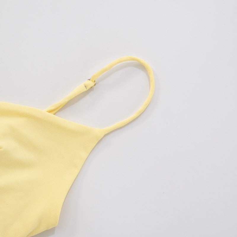 Sexy V-neck Suspender Dress Y2K Fashion Slim Ruffled Short Dresses For Women Clithing