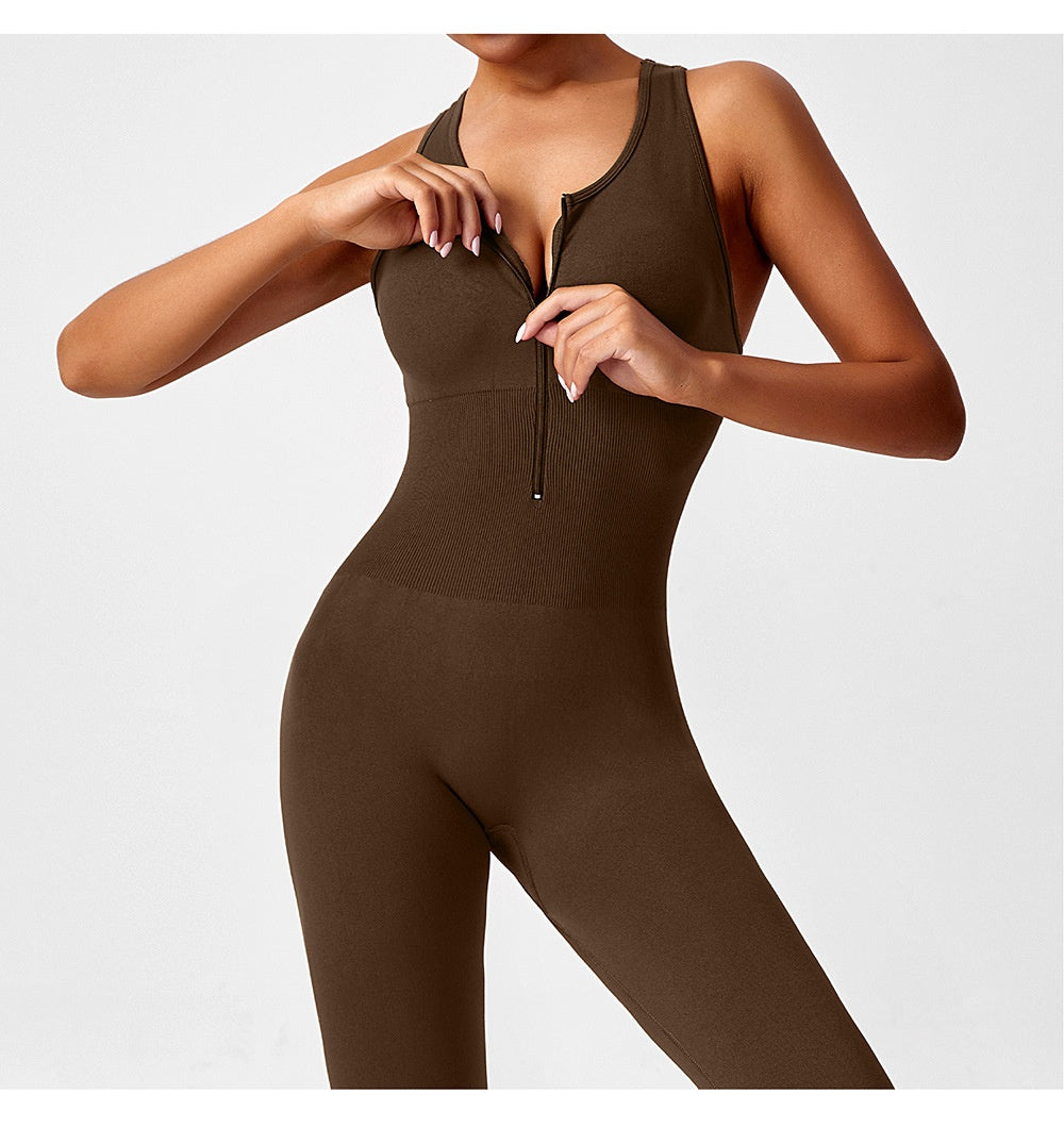 One-piece Yoga Pants Running Fitness Jumpsuit