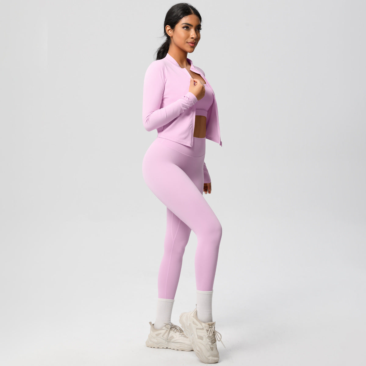 Outdoor Sports Tight-fitting Yoga Outfit Set