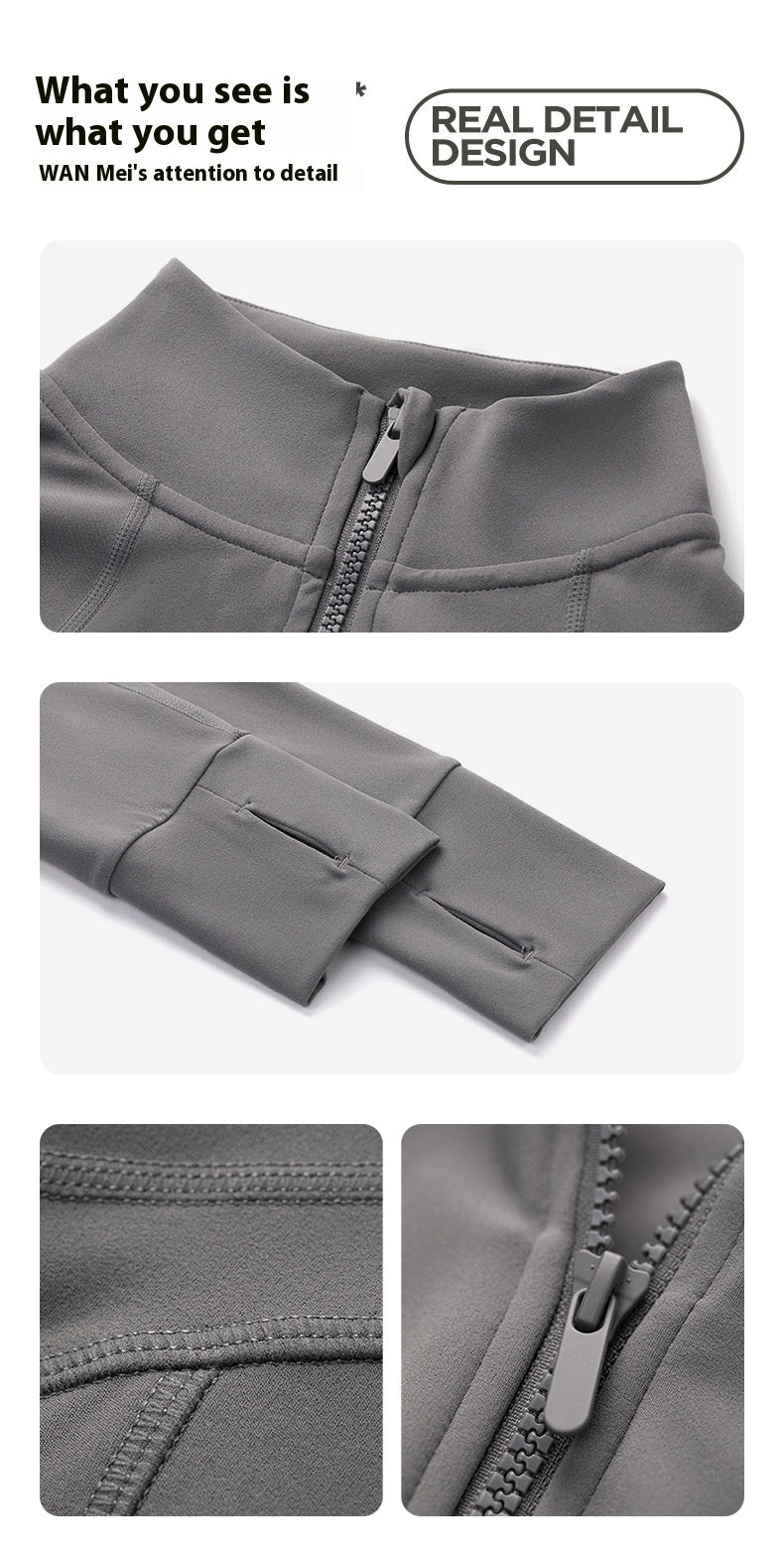 Autumn And Winter Nude Feel Slim Fit Slimming Zipper Yoga Clothes Long Sleeve Outdoor Workout Top