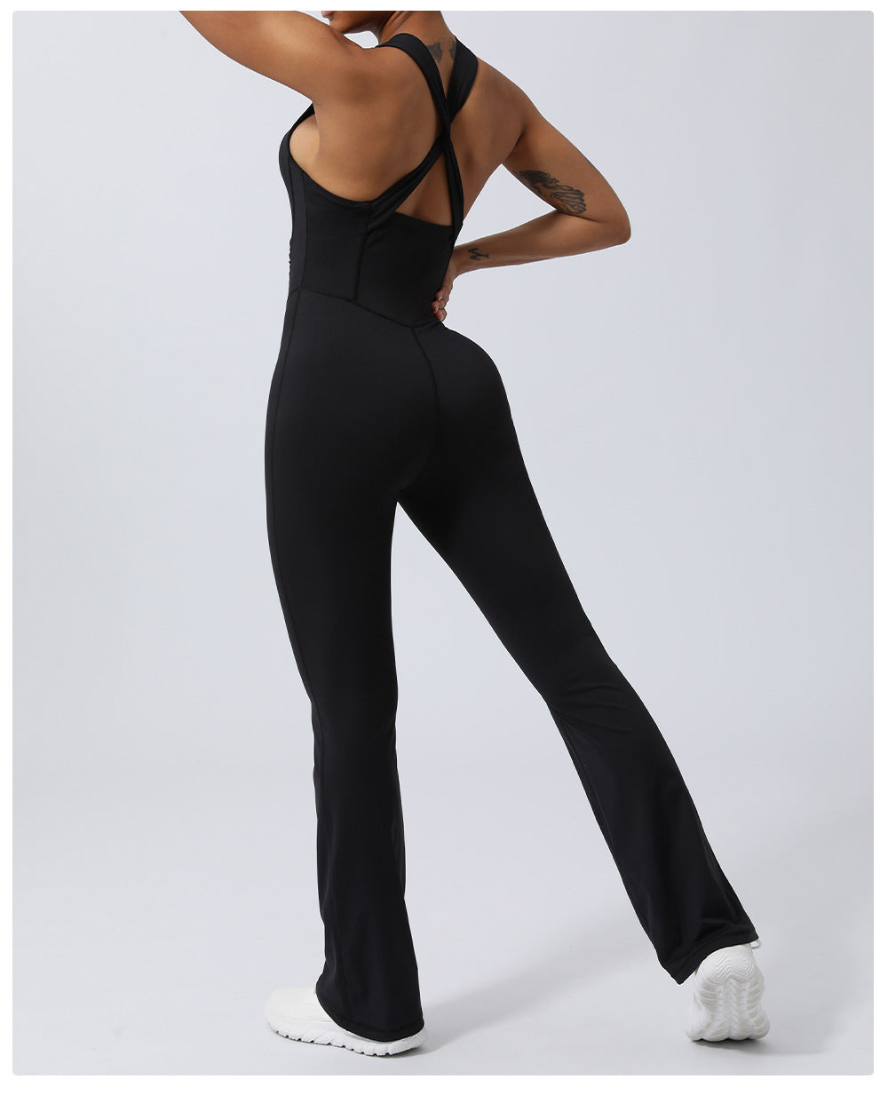 Skinny Yoga Clothes Sports Workout Clothes Hip-lift And Belly Shaping Micro-pull Dance Yoga Jumpsuit