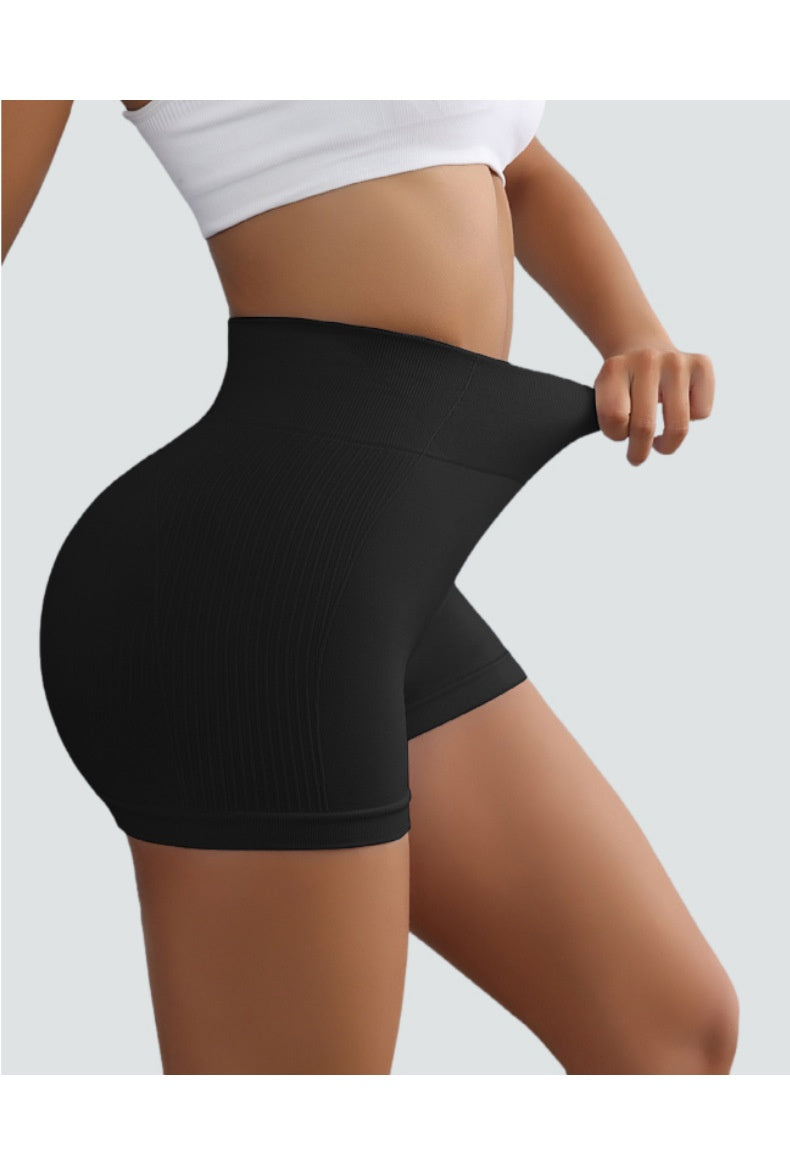 Sports High Elastic Yoga Shorts