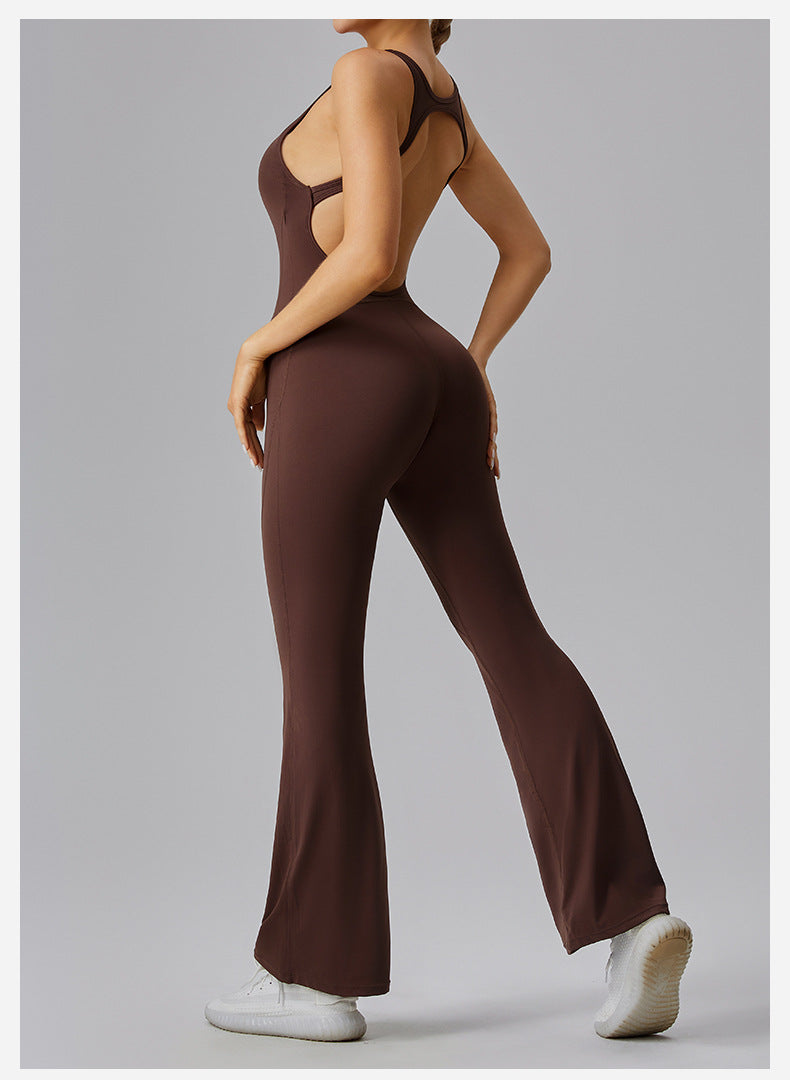 European And American Backless Sleeveless Jumpsuit Women