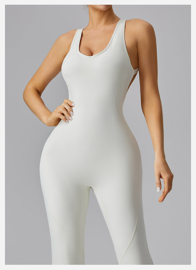 European And American Backless Sleeveless Jumpsuit Women