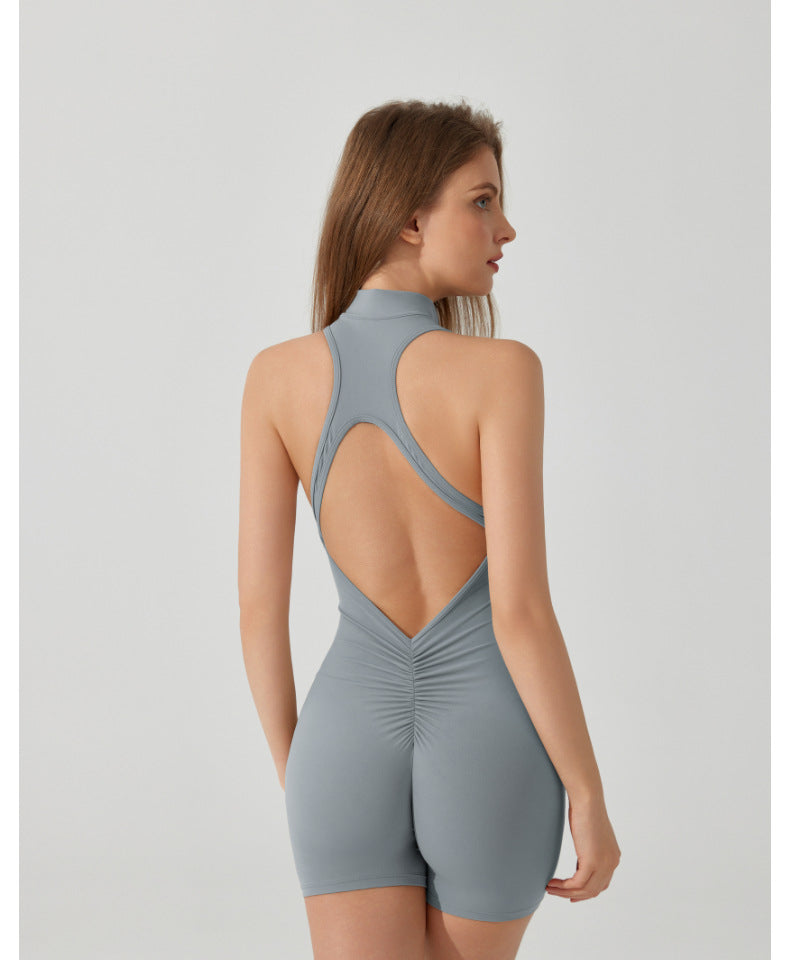 European And American Sports Yoga Hip-lifting Jumpsuit
