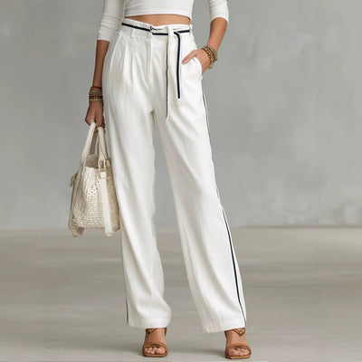 Womens Fashionable Casual Loose-fitting Versatile Trousers