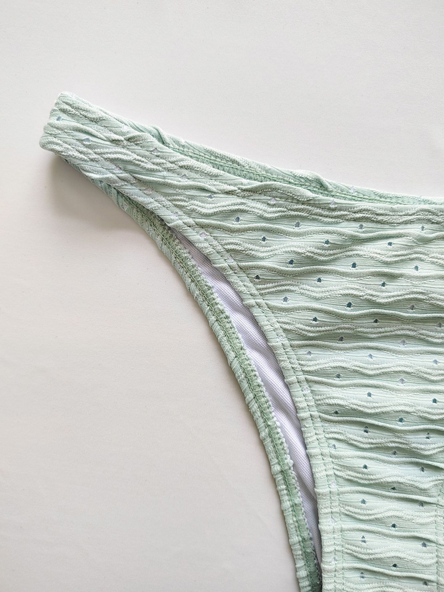 3pcs Halterneck Swimsuit Set Beach Solid Color Sexy Backless Bikini With Mesh Skirt Summer Womens Clothing