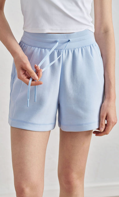Air Layer Loose And Simple Yoga Shorts