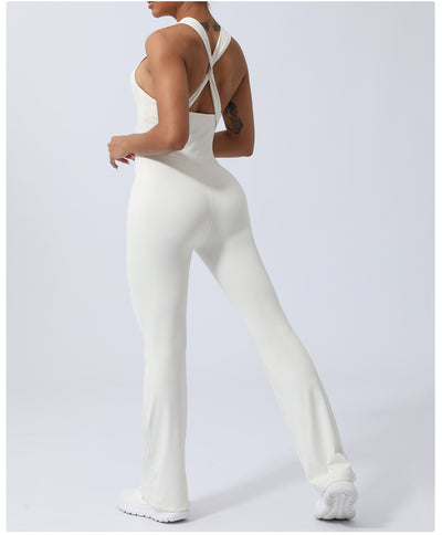 Skinny Yoga Clothes Sports Workout Clothes Hip-lift And Belly Shaping Micro-pull Dance Yoga Jumpsuit