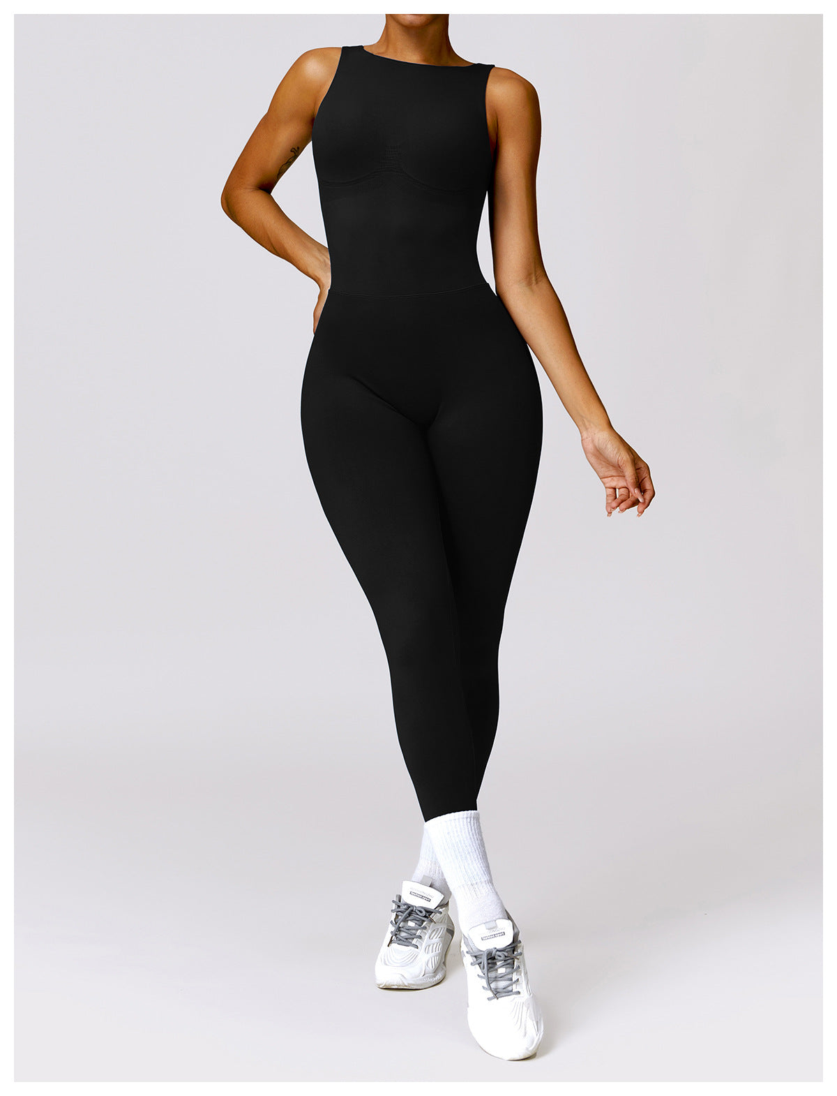 Tight Back Yoga Jumpsuit Sports Fitness Hollow Hip Lifting Yoga Jumpsuit Women
