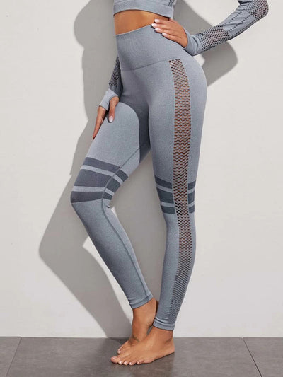 Hollow Mesh Breathable Yoga Pants