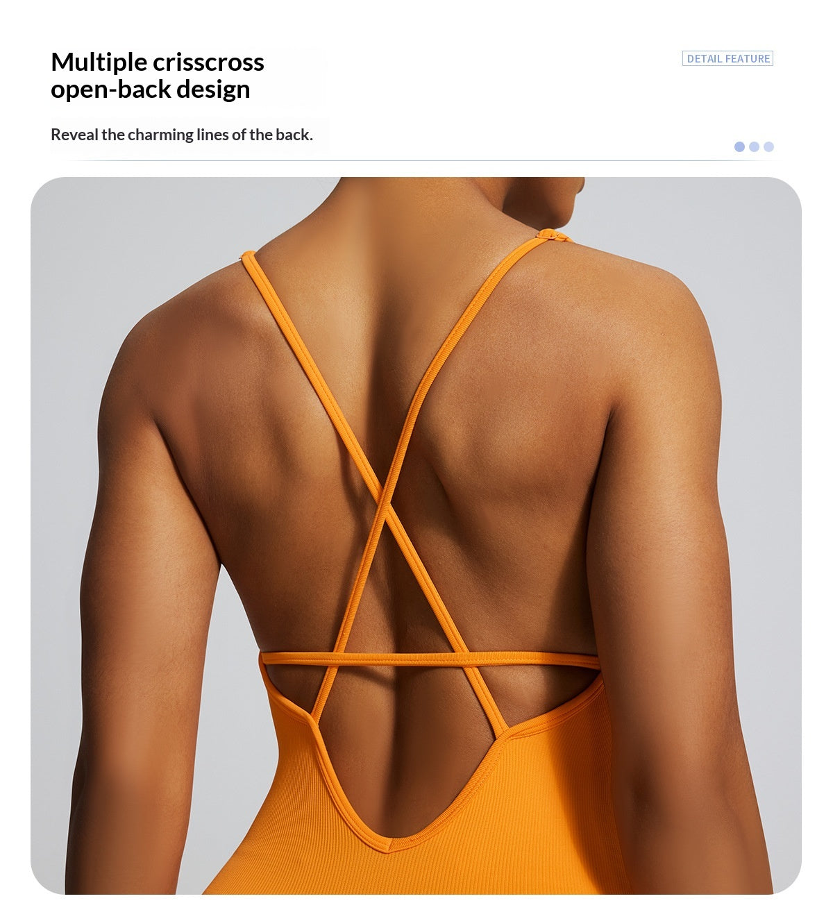 Seamless Back-Supporting Yoga Jumpsuit For Women With Straps