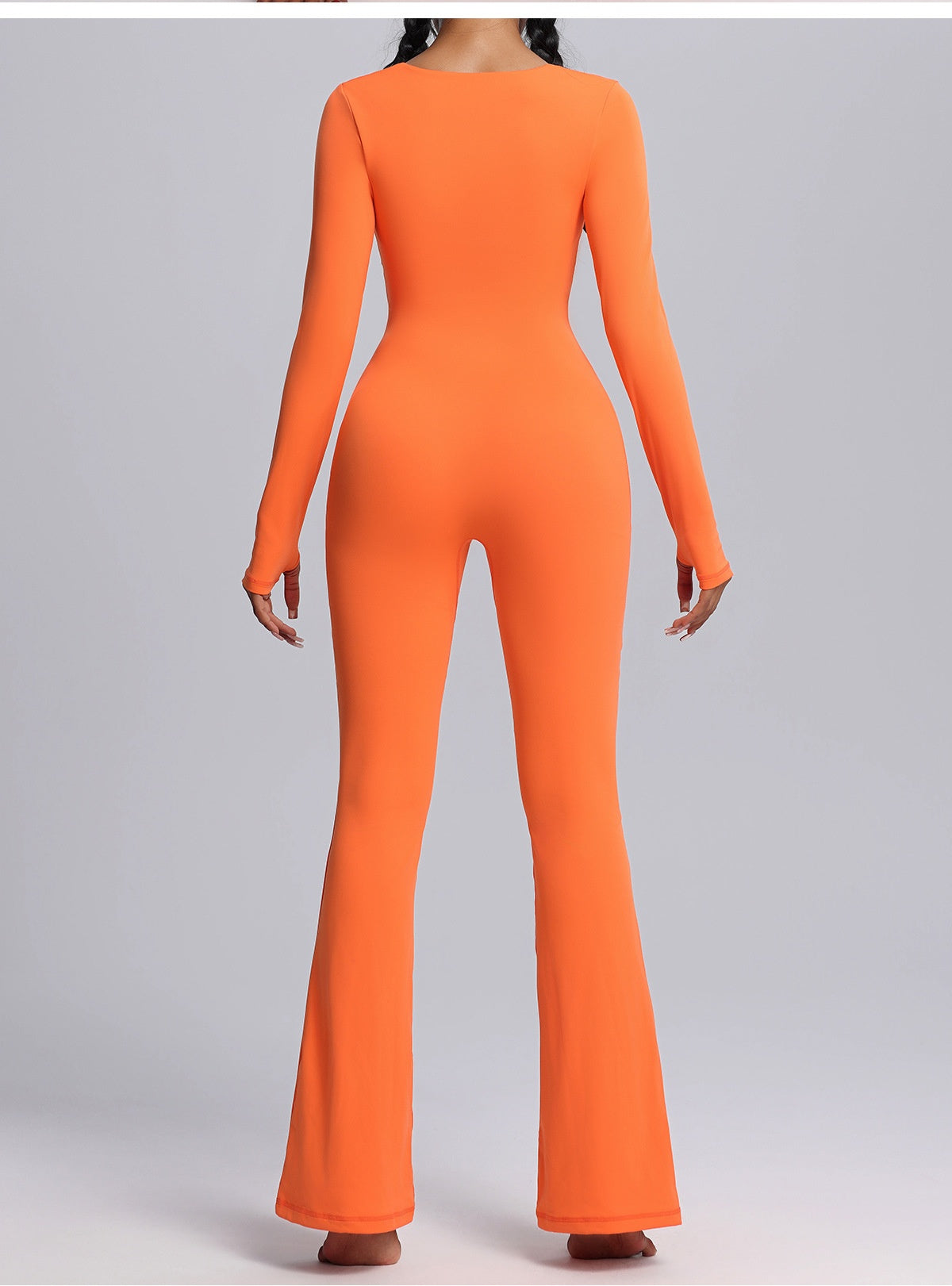 Women's Long Sleeve Yoga Jumpsuit High Elastic Breathability