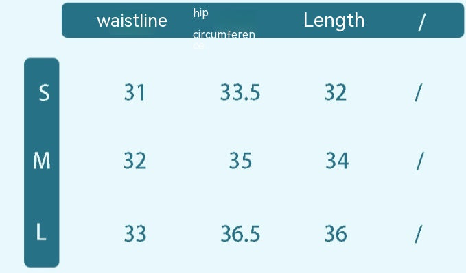 Ladies' High Waist Pants Hip Lifting Three-point Yoga Shorts