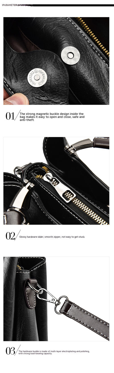 Simple Retro Small Handbag Women