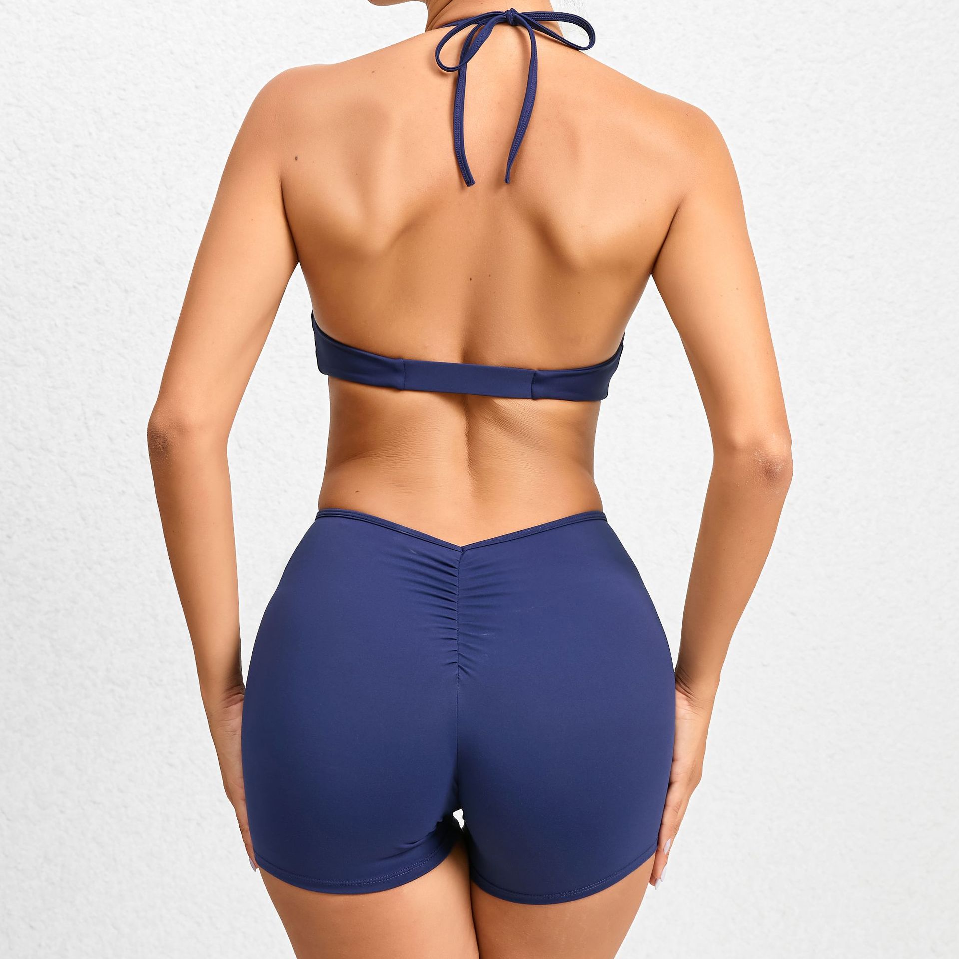 Tight Fitness Fake Two Pieces Yoga Jumpsuit