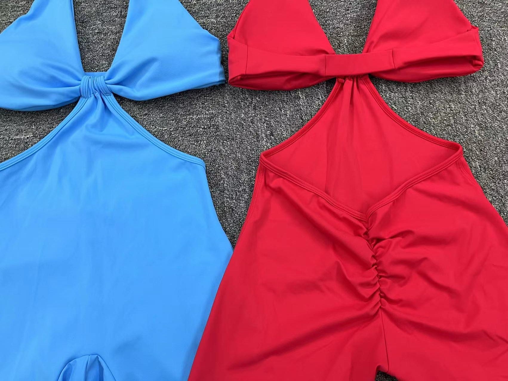 Tight Fitness Fake Two Pieces Yoga Jumpsuit