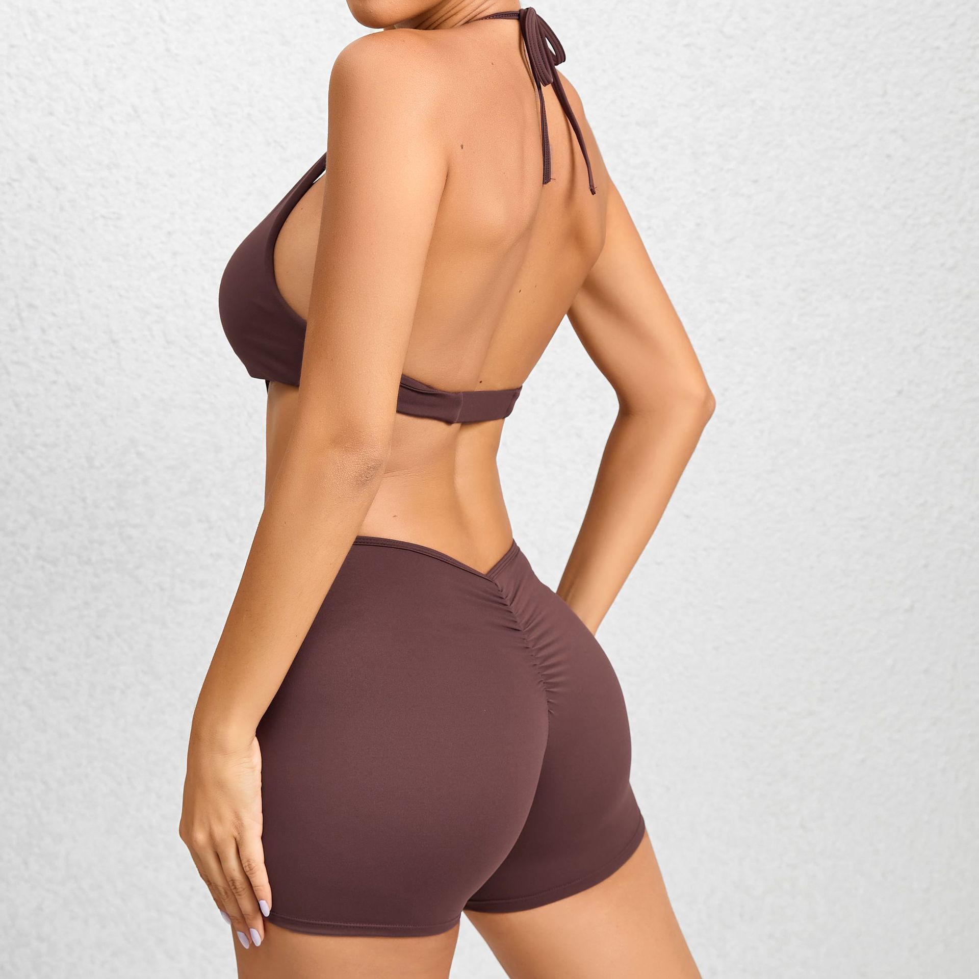 Tight Fitness Fake Two Pieces Yoga Jumpsuit