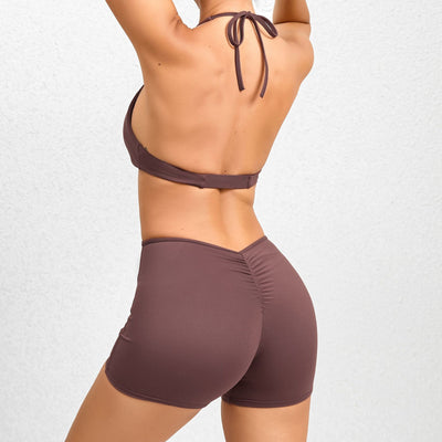 Tight Fitness Fake Two Pieces Yoga Jumpsuit