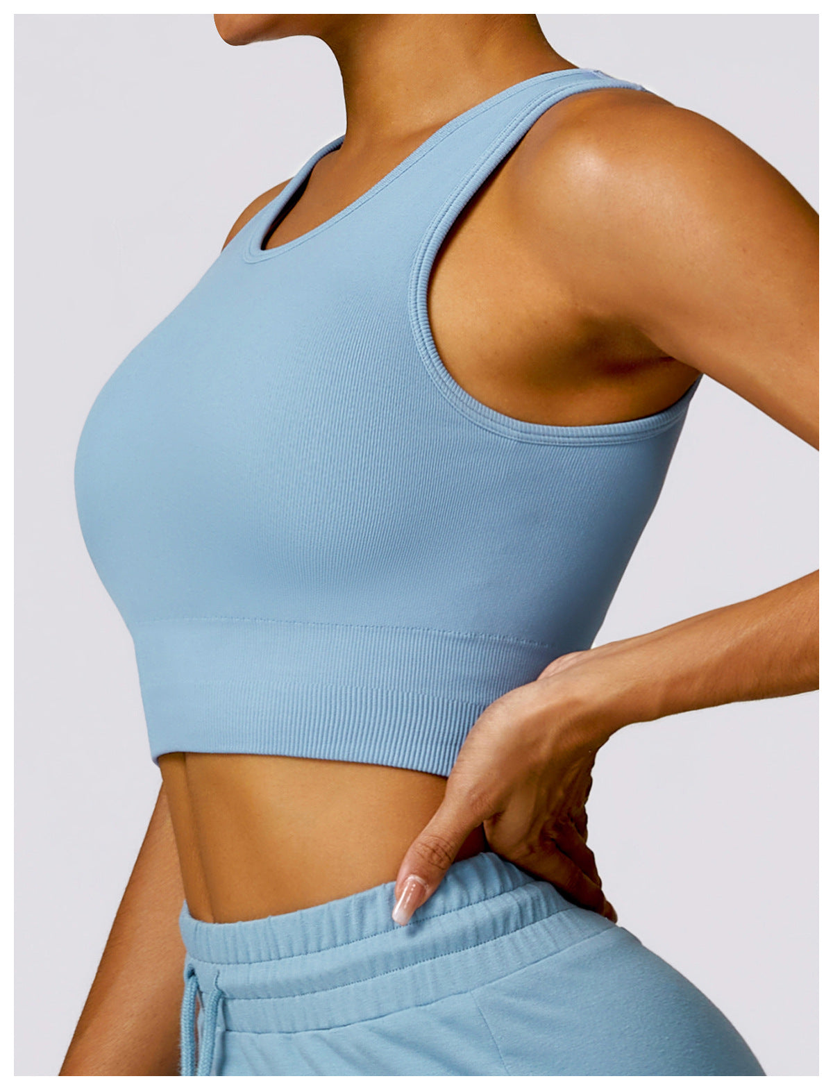 Women's Fashion Seamless Yoga Vest Running Exercise Underwear