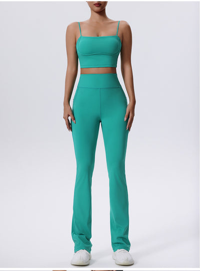 Yoga Clothes Suit Women's Fitness Breathable Sports Two-piece Suit