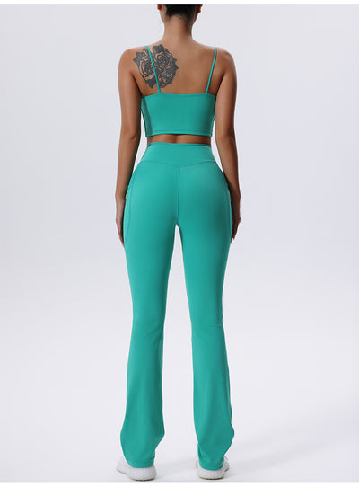 Yoga Clothes Suit Women's Fitness Breathable Sports Two-piece Suit