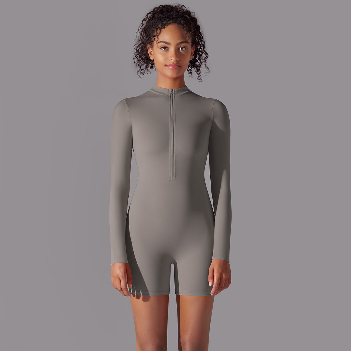 Long Sleeve One-piece Dance Fitness Sports Jumpsuit