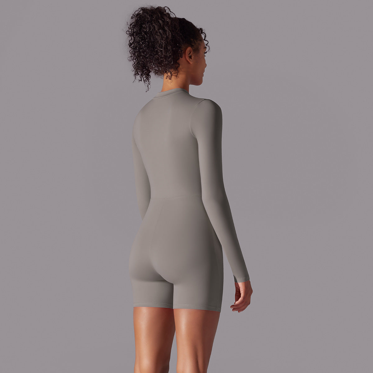 Long Sleeve One-piece Dance Fitness Sports Jumpsuit