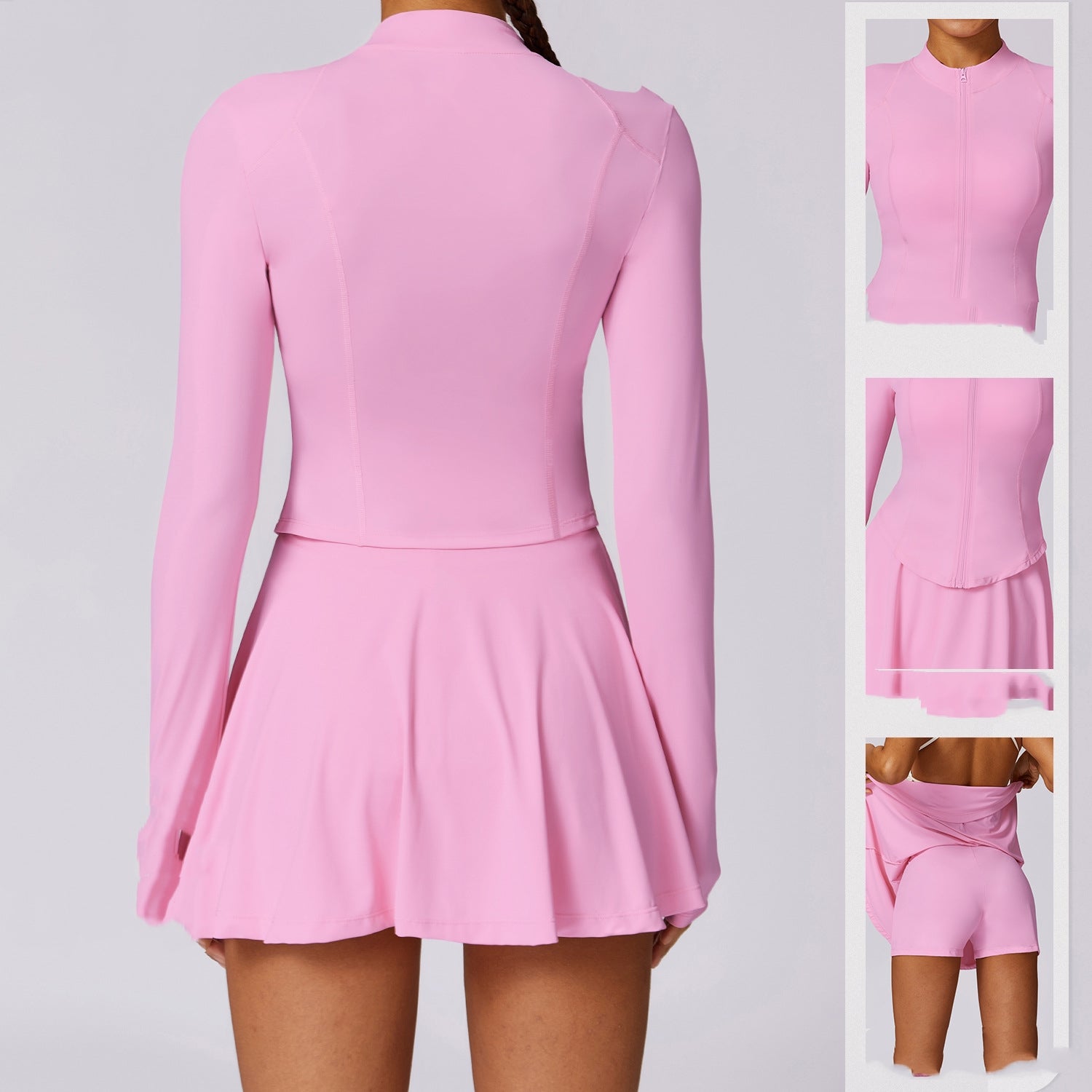 Coat Quick-drying Ice Silk Cool Feeling Running Yoga Exercise Suit