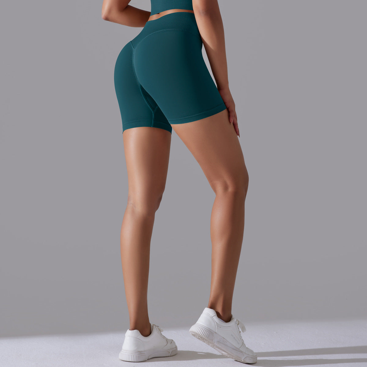 Hip Raise Skinny High Elastic Yoga Shorts