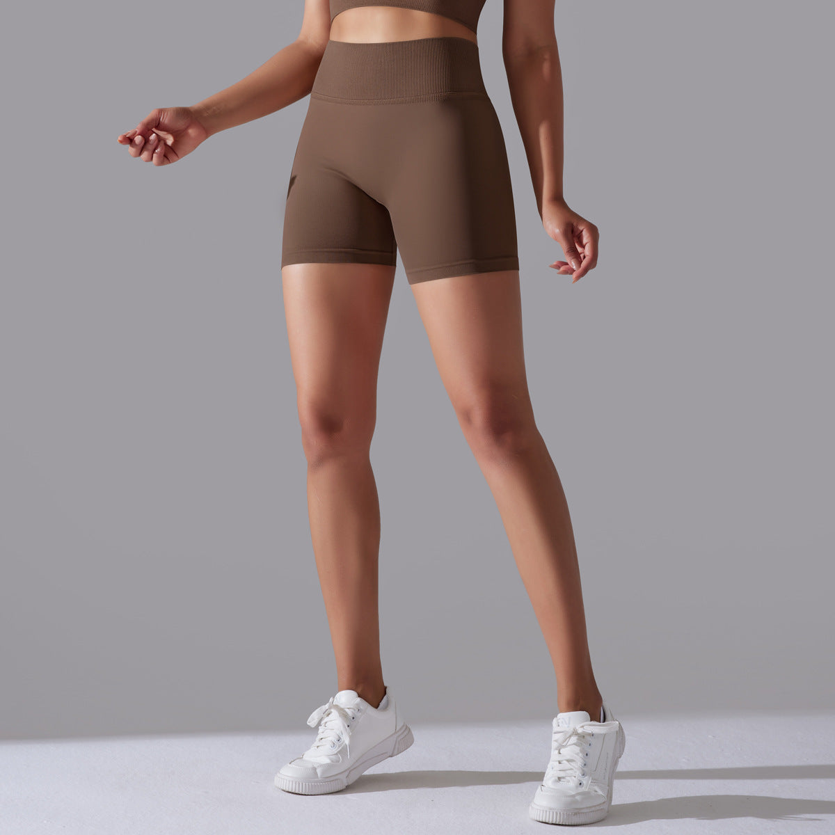 Hip Raise Skinny High Elastic Yoga Shorts