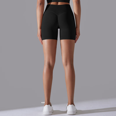 Hip Raise Skinny High Elastic Yoga Shorts