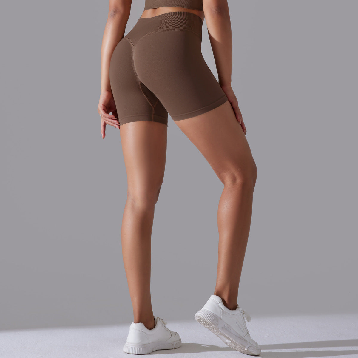 Hip Raise Skinny High Elastic Yoga Shorts